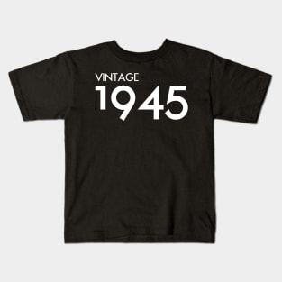 Vintage 1945 Gift 75th Birthday Party Kids T-Shirt